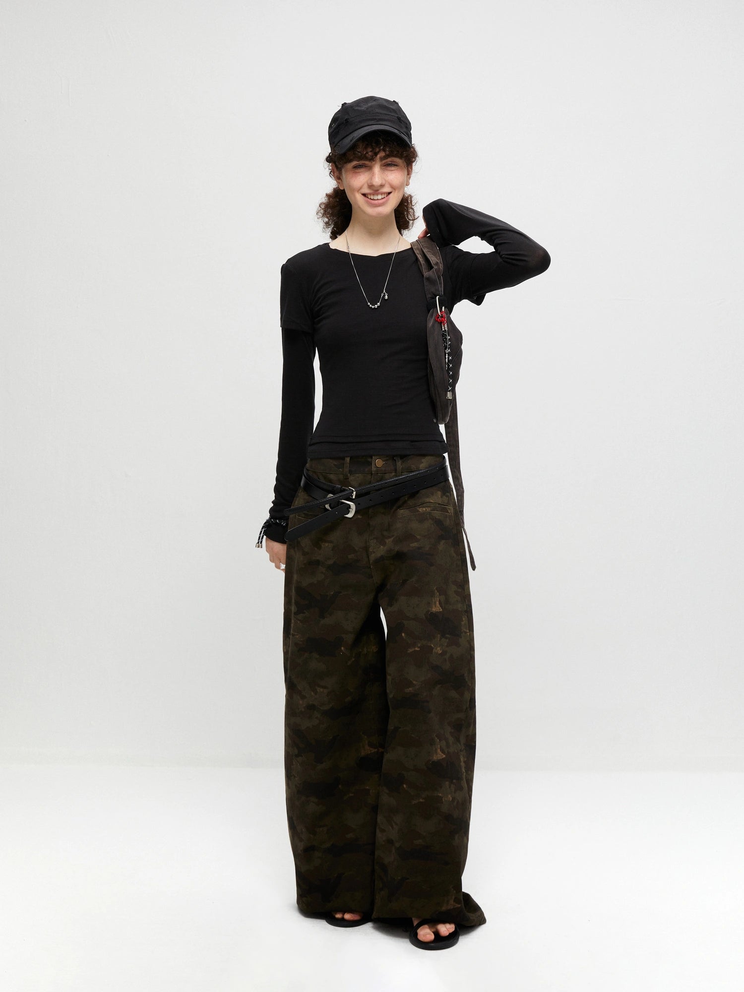 kvkv Vintage Camo Baggy Cargo Pants