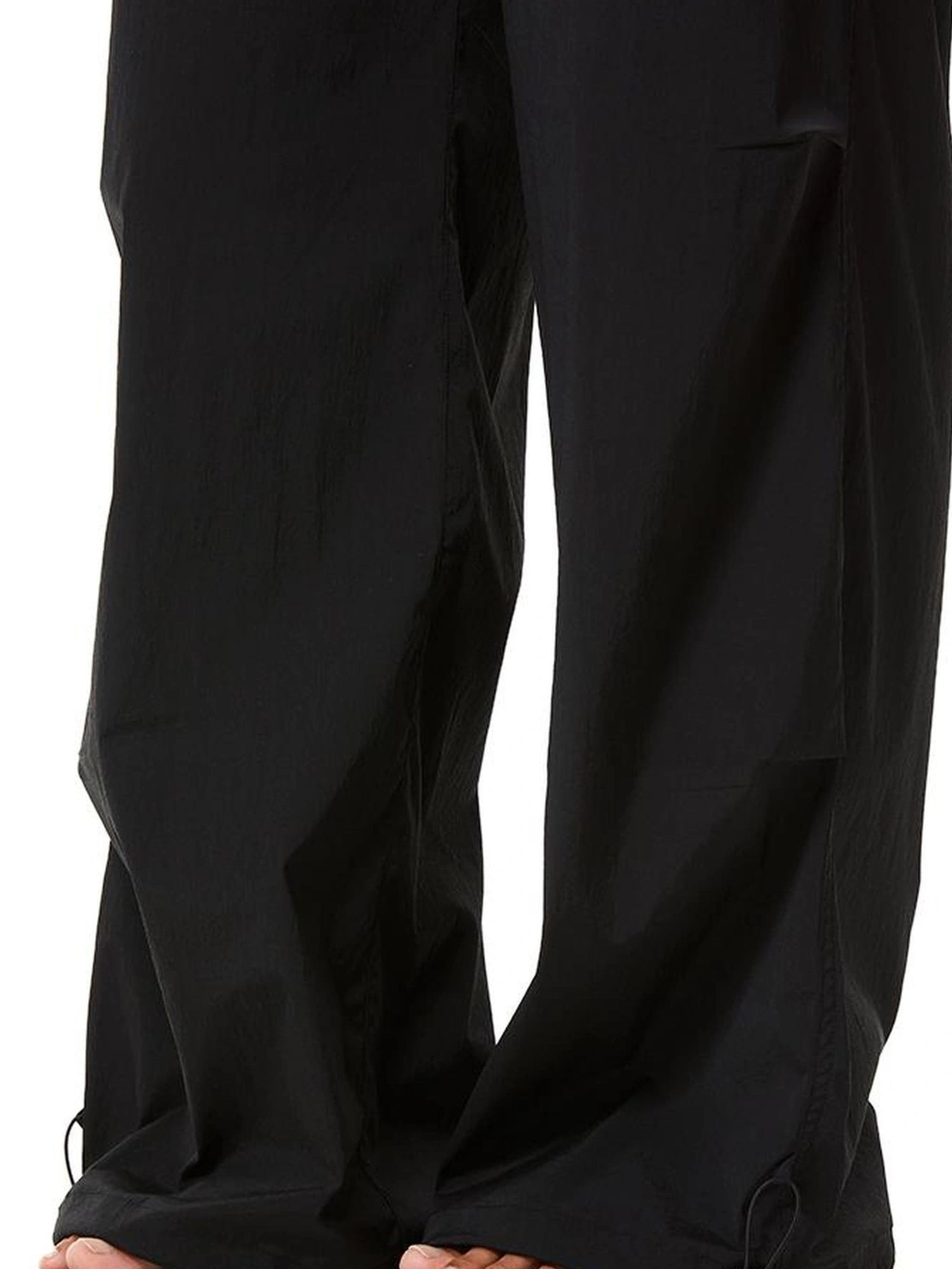 kvkv Vintage Cargo Wide Leg Pants With Adjustable Hem