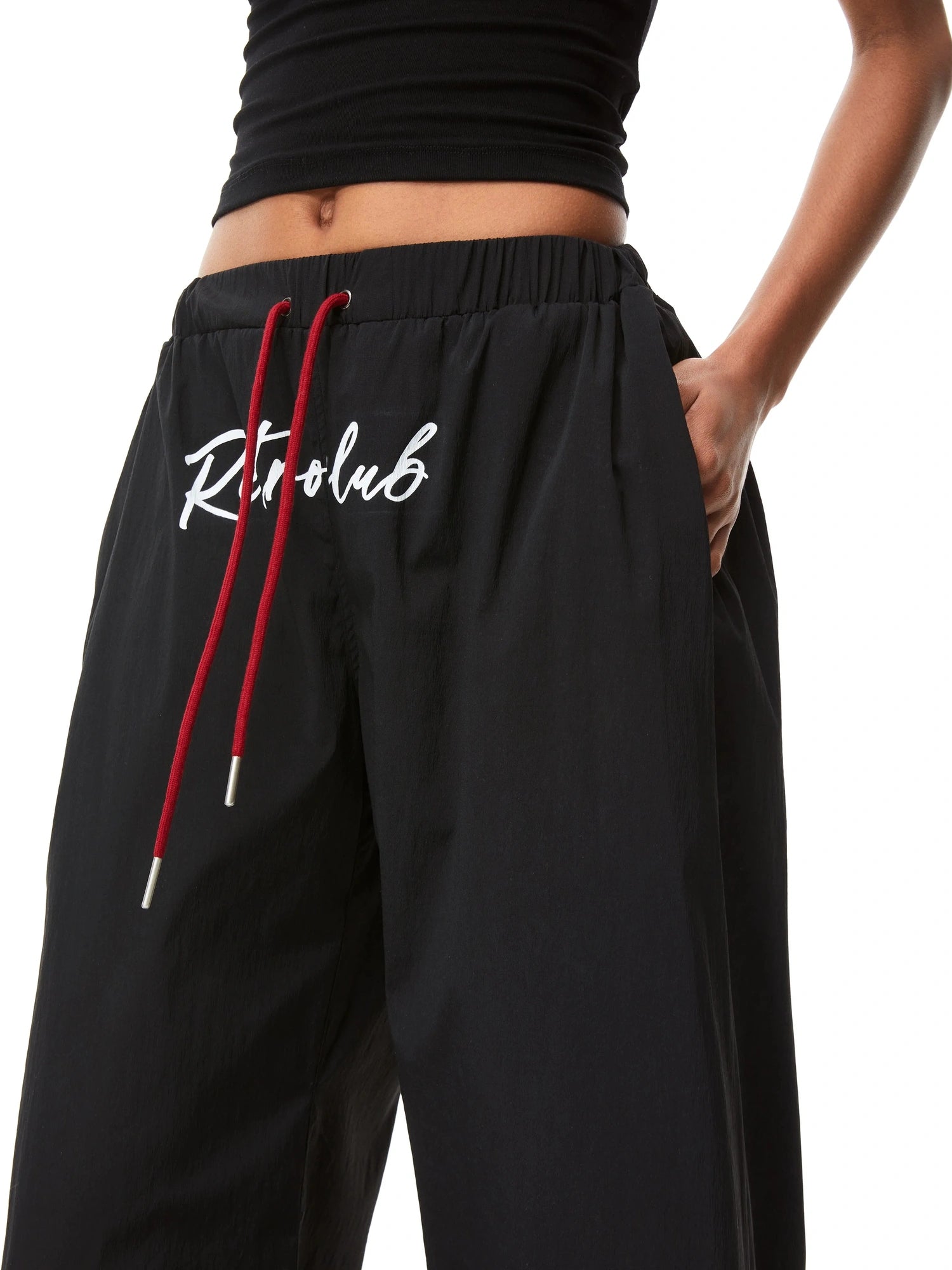 kvkv Vintage Cargo Wide Leg Pants With Adjustable Hem
