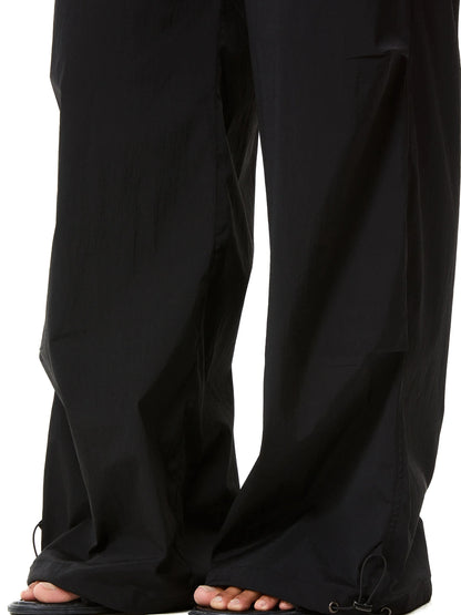 kvkv Vintage Cargo Wide Leg Pants With Adjustable Hem