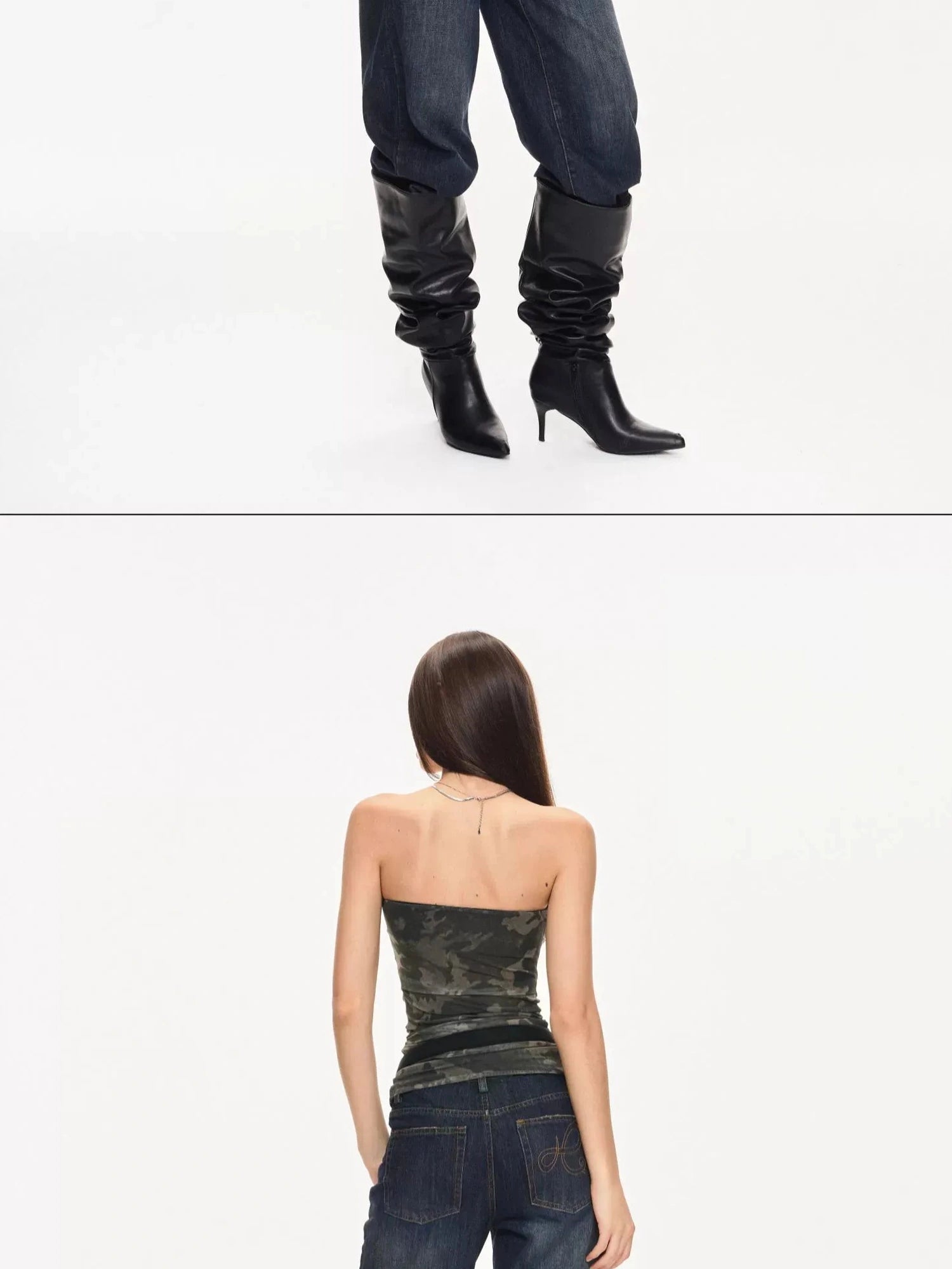 KVKV Yoga Clothing Brand - Vintage Deep Blue Wide Leg Denim Jeans