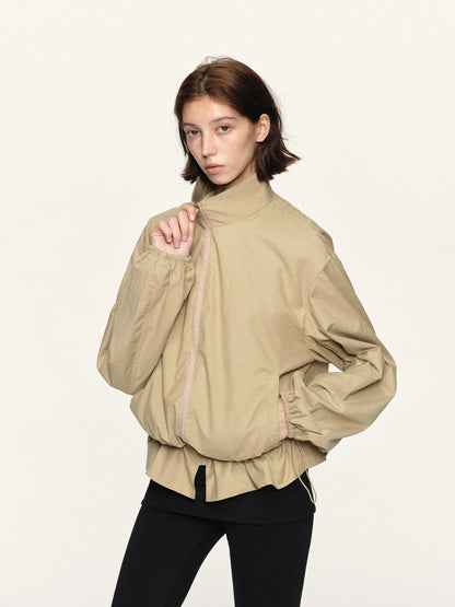 kvkv Vintage Drawstring Waist Khaki Women&