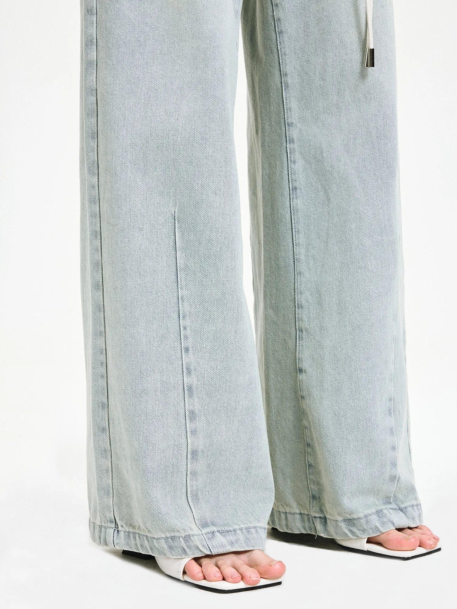 kvkv Vintage Ice Wash Blue Arc Flared Jeans
