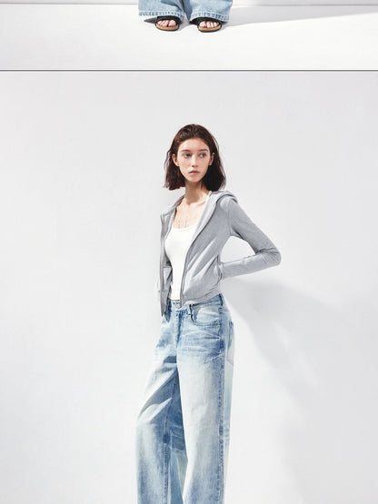 kvkv Vintage Light Blue Washed Boyfriend Jeans