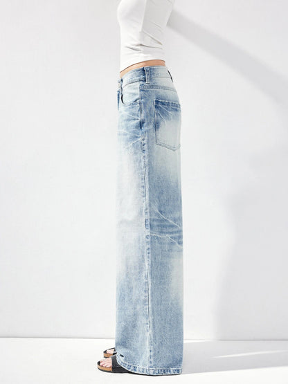 kvkv Vintage Light Blue Washed Boyfriend Jeans