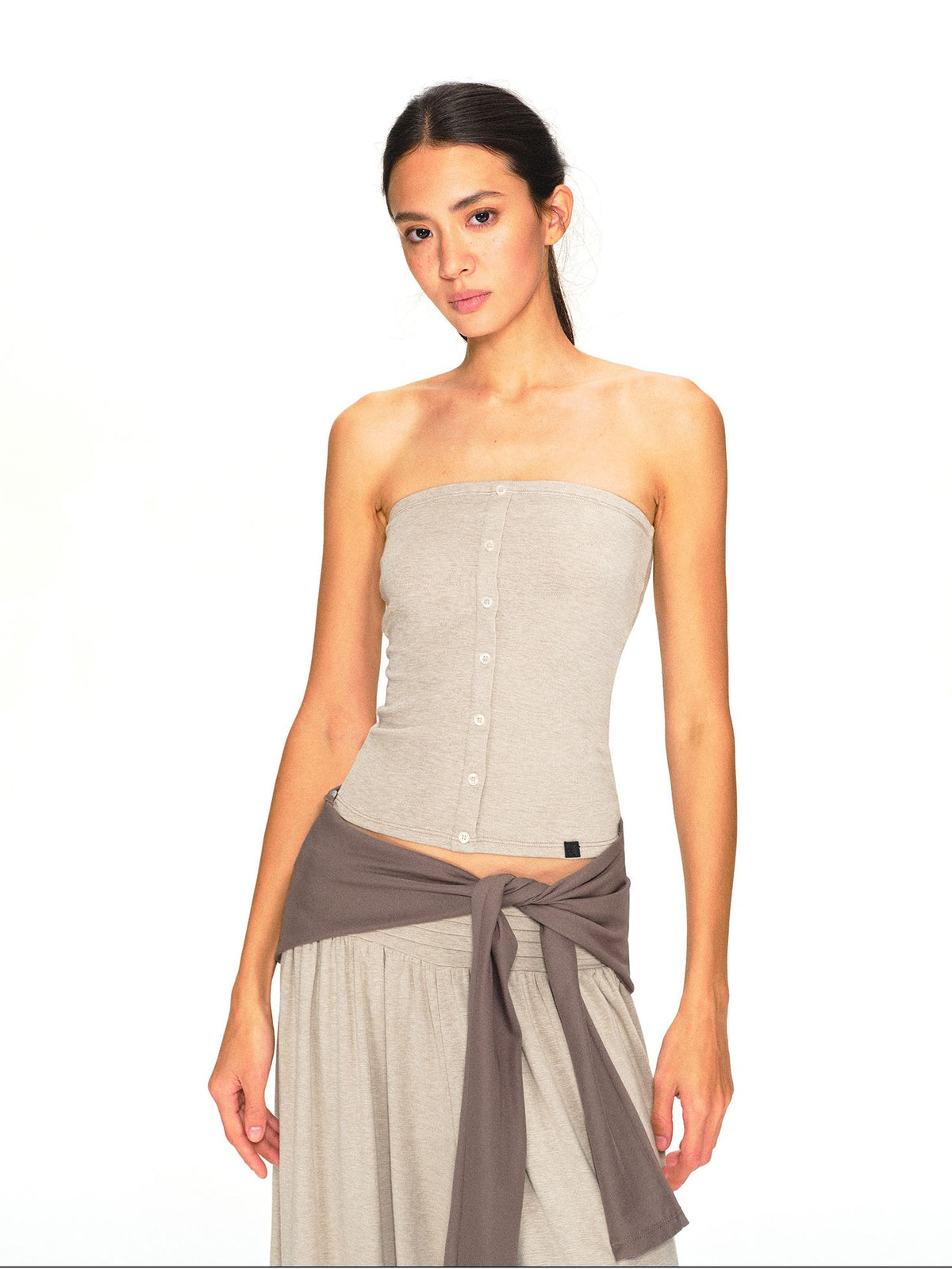 kvkv Vintage Oatmeal Slim Fit Structured Women&