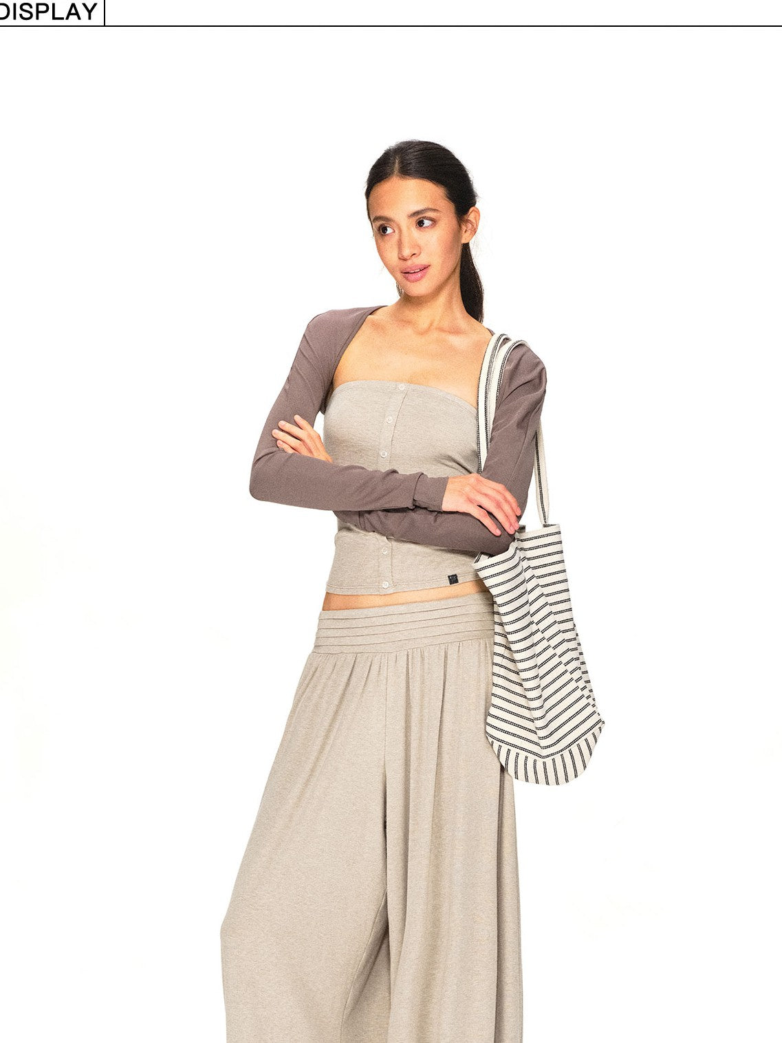 kvkv Vintage Oatmeal Slim Fit Structured Women&