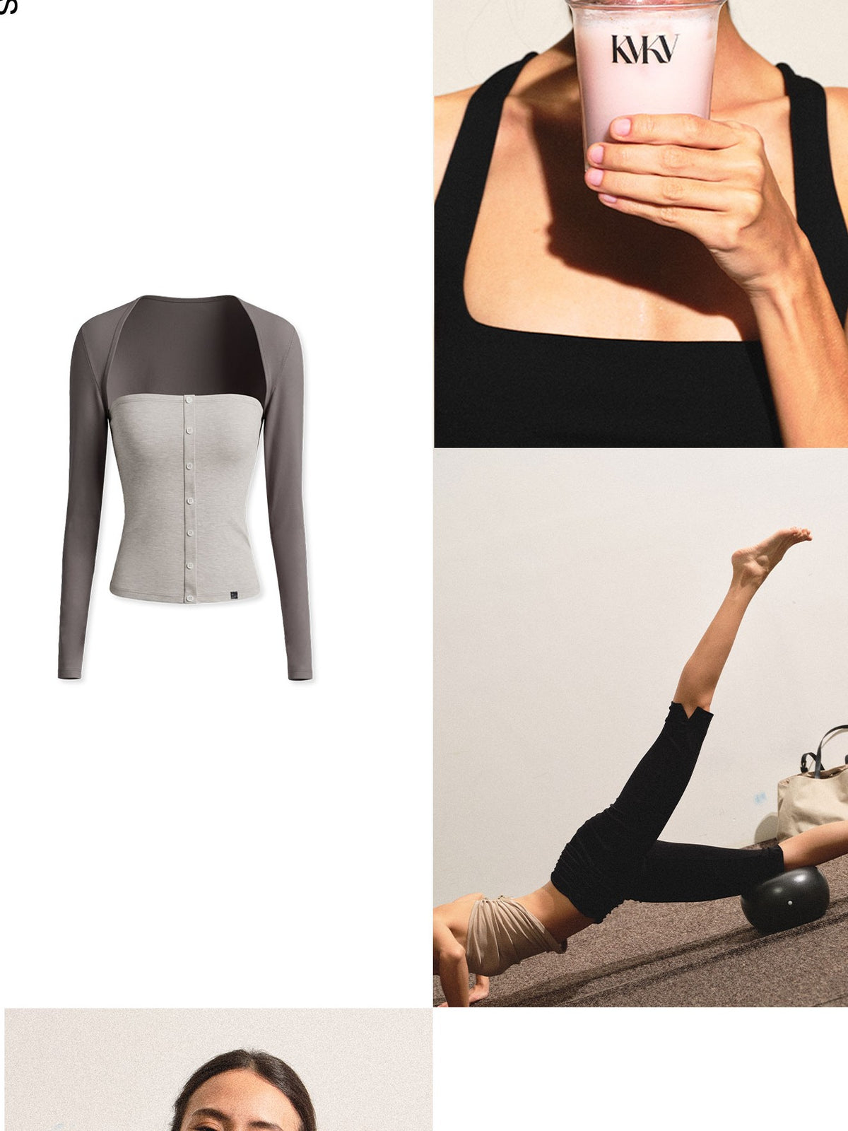 kvkv Vintage Oatmeal Slim Fit Structured Women&