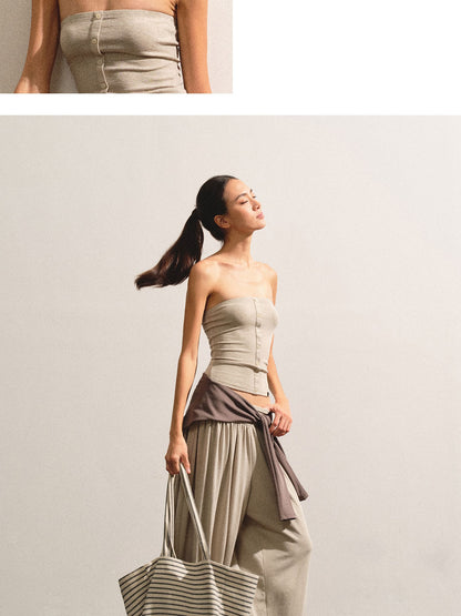 kvkv Vintage Oatmeal Slim Fit Structured Women&