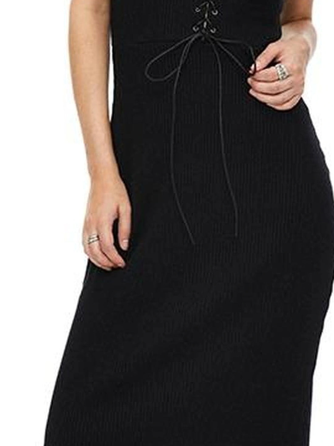 Vintage Serein Sandglass Strap Reversible Dress