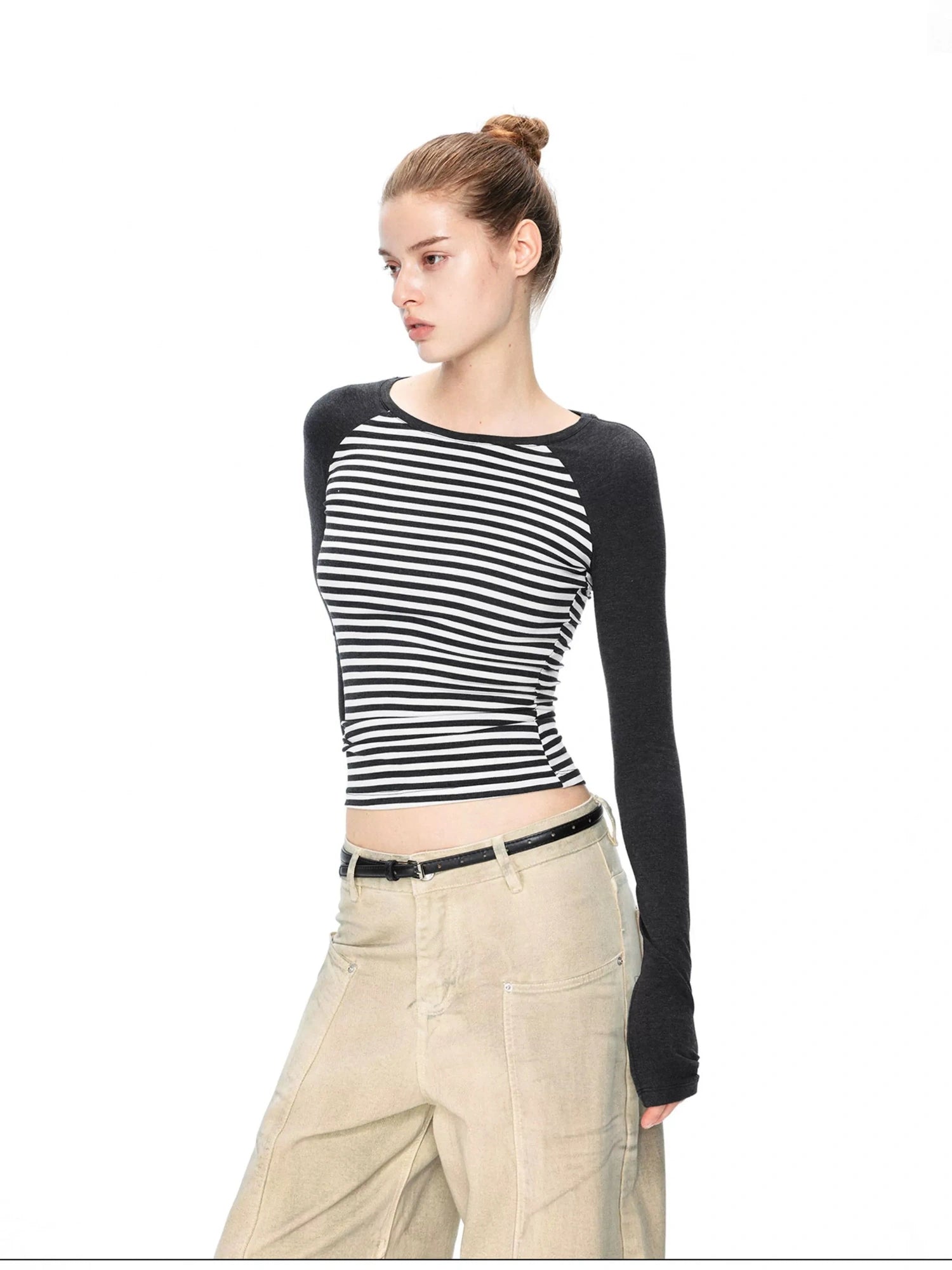 kvkv Vintage Stripe Slub Knit Tee