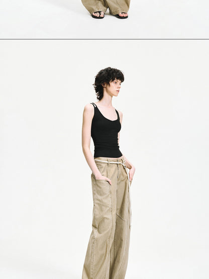 kvkv Vintage Wash Arc Blade Cargo Pants