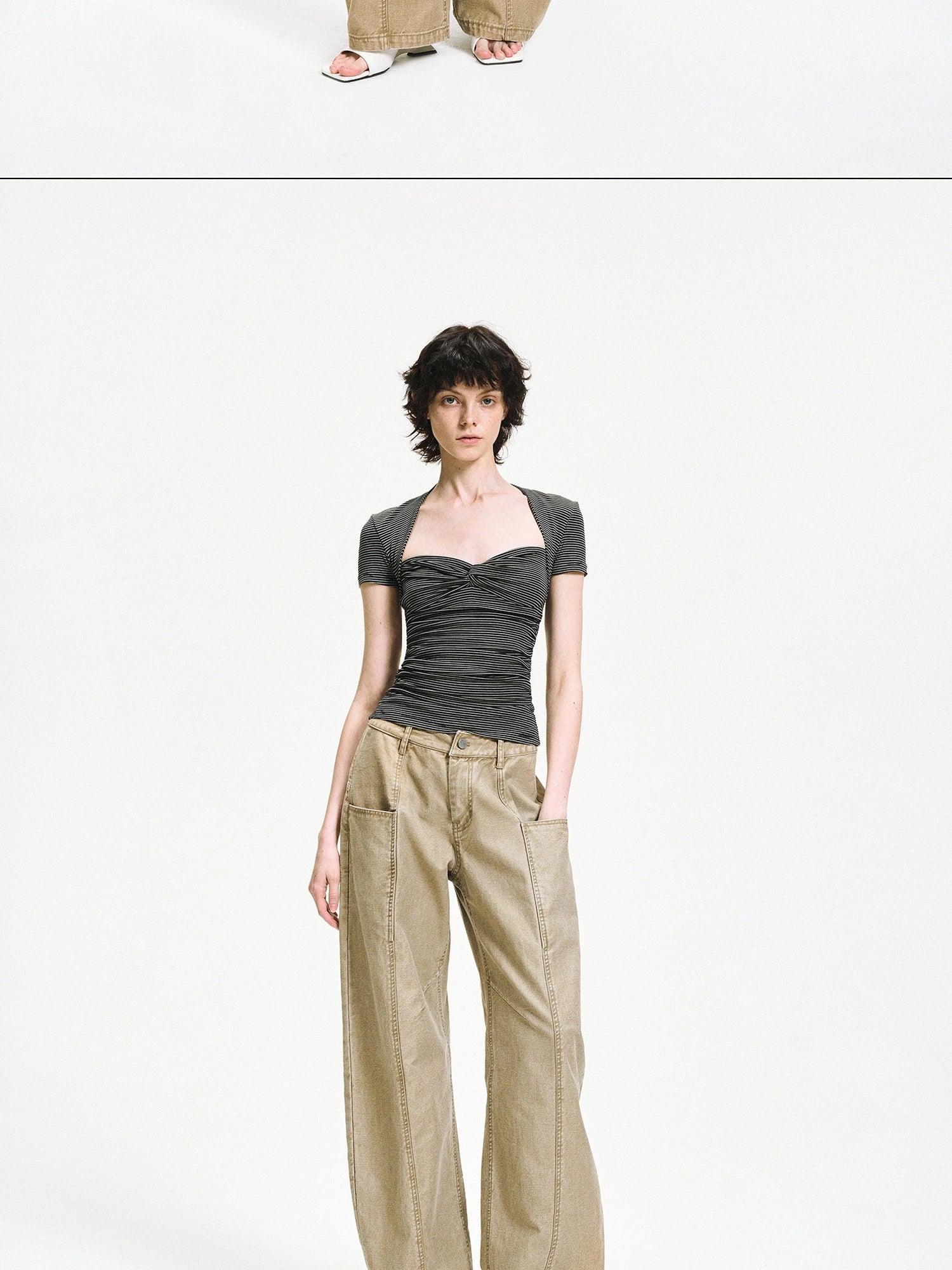 kvkv Vintage Wash Arc Blade Cargo Pants