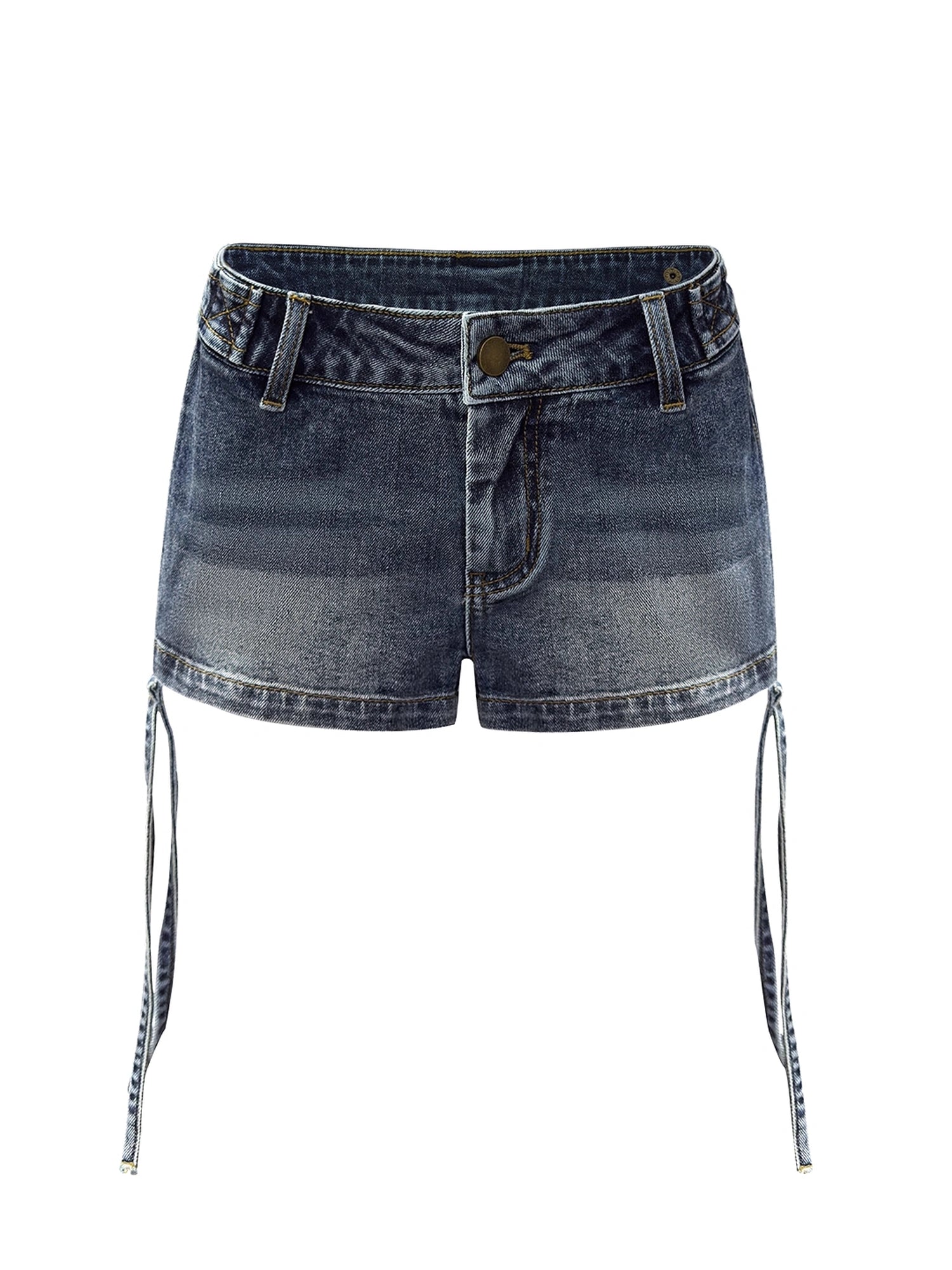 kvkv_Vintage_Washed_Blue_Low_Rise_Zipped_Denim_Shorts_MISSTT