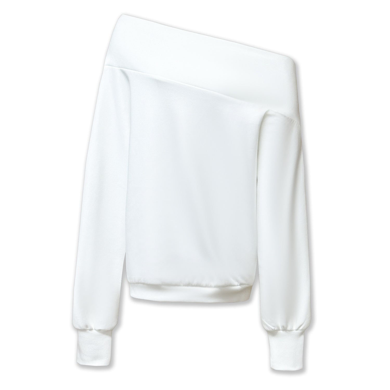 kvkv_White_Relaxed_Asymmetric_Shoulder_Buttoned_Longsleeve_Women&