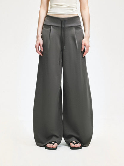 KVKV Yoga Clothing Brand - Wide Leg Ribbed Jogger Pants