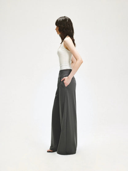 KVKV Yoga Clothing Brand - Wide Leg Ribbed Jogger Pants