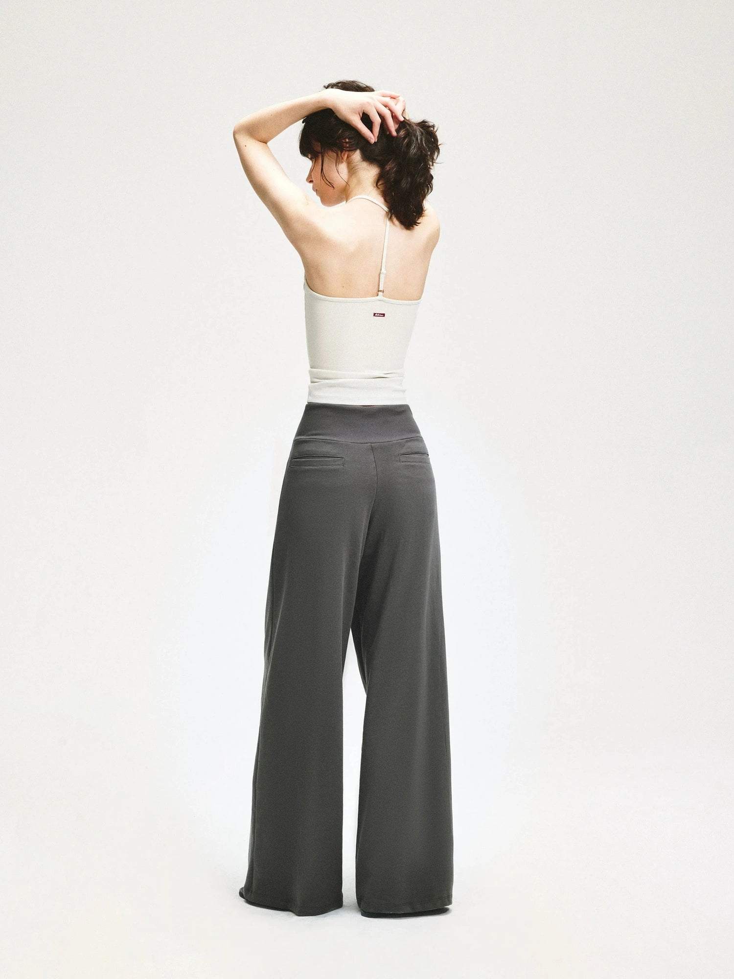 KVKV Yoga Clothing Brand - Wide Leg Ribbed Jogger Pants