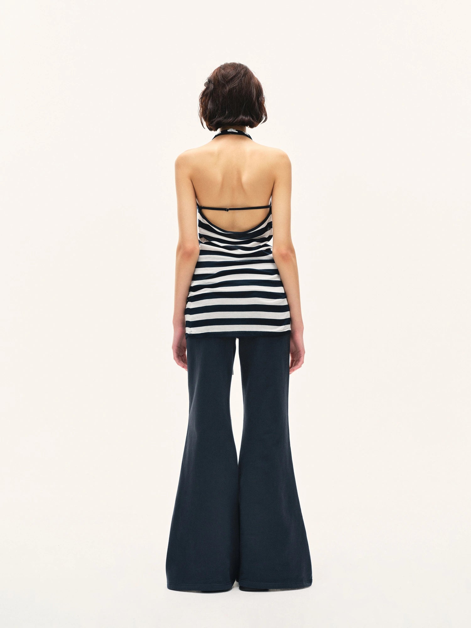 kvkv Wide Stripe Halter Top