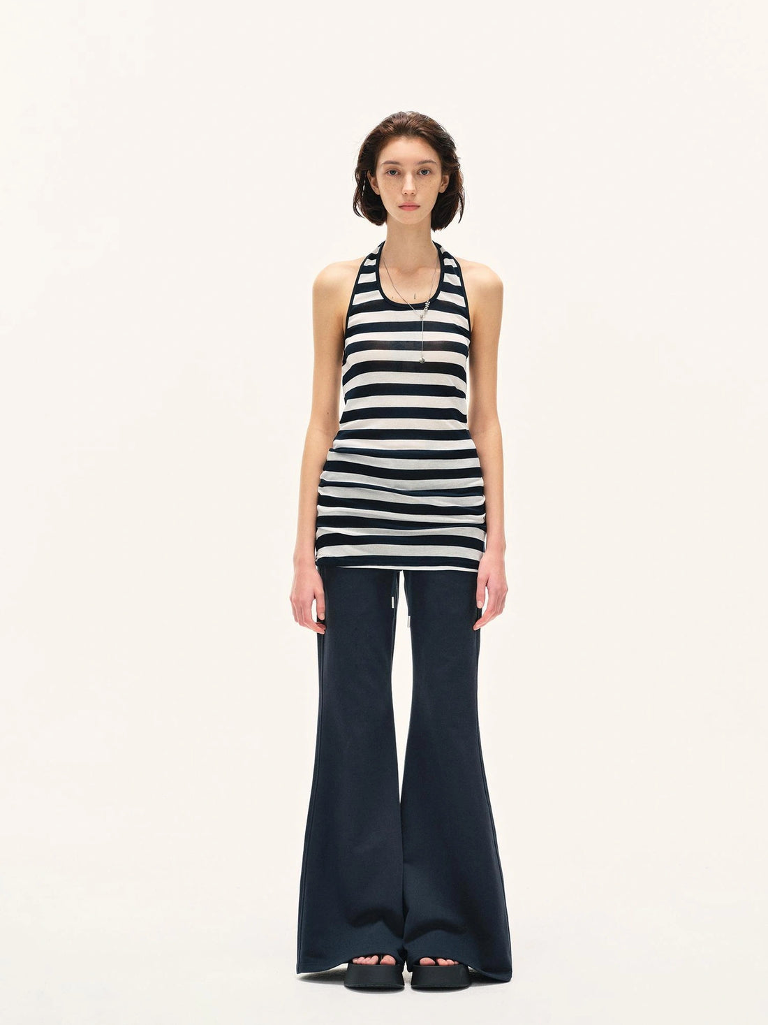 kvkv Wide Stripe Halter Top