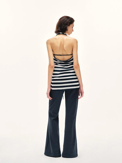 kvkv Wide Stripe Halter Top