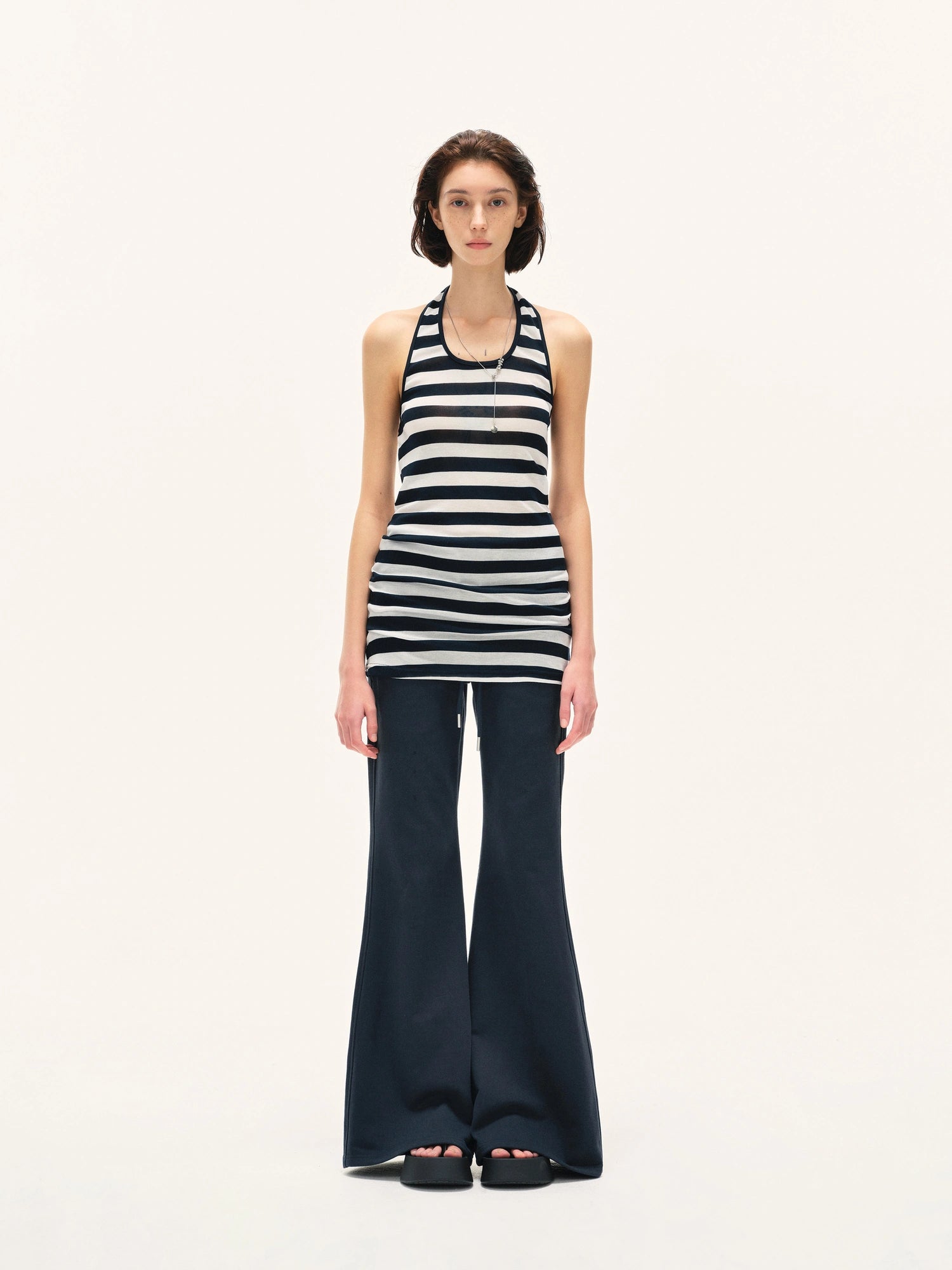 kvkv Wide Stripe Halter Top