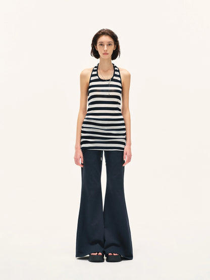 kvkv Wide Stripe Halter Top