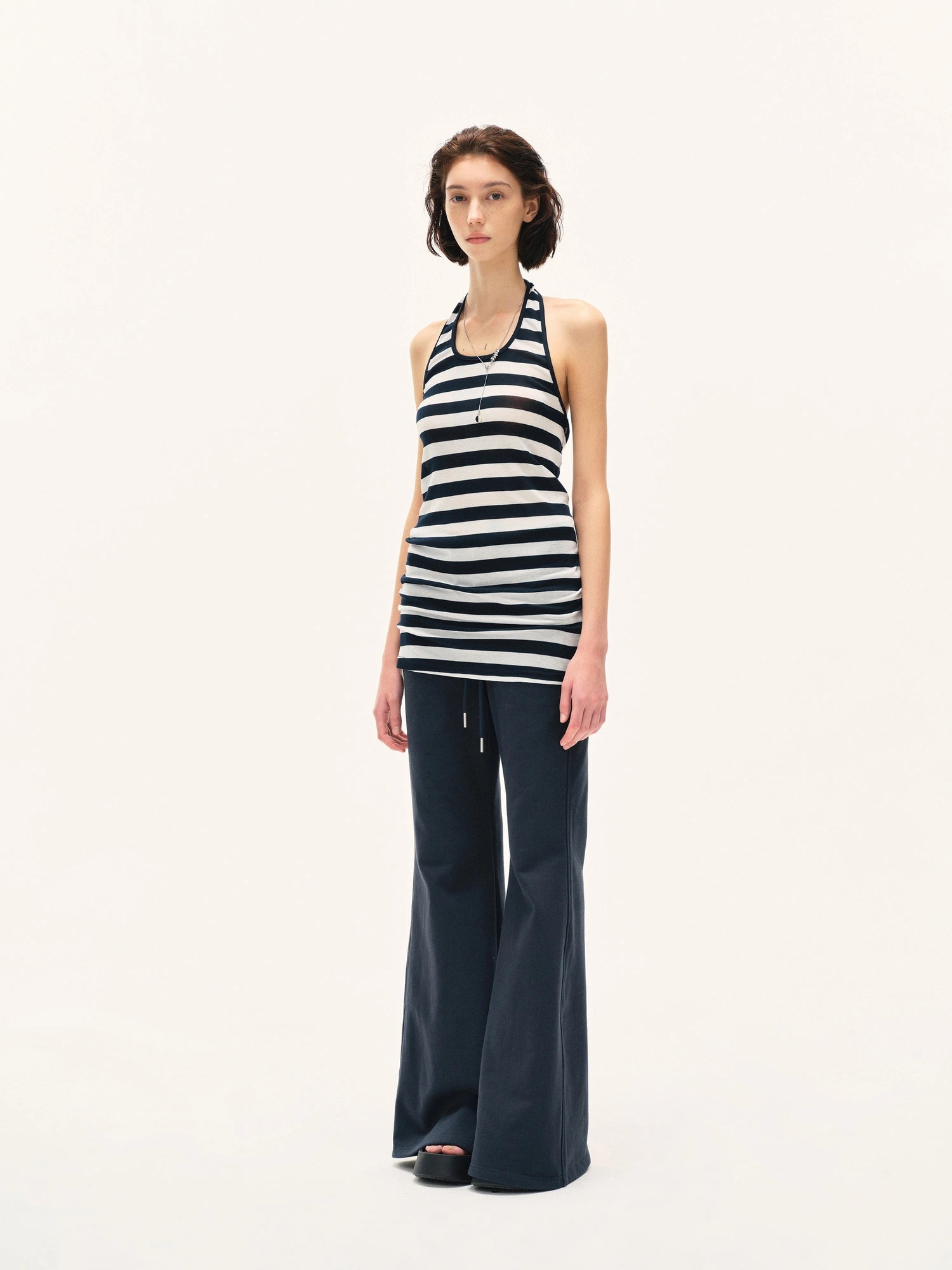 kvkv Wide Stripe Halter Top