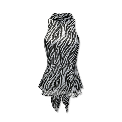 kvkv_Zebra_Print_Halter_Tie_Layered_Breathable_Women&