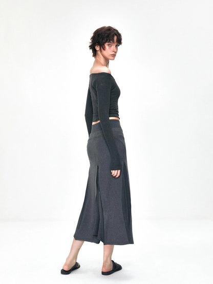 kvkv Zippered Convertible Fishtail A Line Skirt