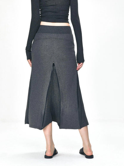kvkv Zippered Convertible Fishtail A Line Skirt