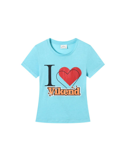 Achihara Love Weekend Double Layer Tee Summer 2025