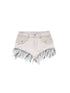 ARIADNAw Patchwork Wool Punk Shorts Deer Velvet Street Edge