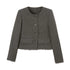 DIDDI MODA Embroidered Tweed Short Jacket With Beaded Fireworks