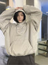 Peoplesense Custom Print Hooded Sweatshirt Warm Breathable Unisex Streetwear