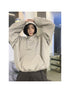 Peoplesense Custom Print Hooded Sweatshirt Warm Breathable Unisex Streetwear