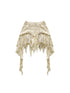 WSW WUSHENWU Asymmetrical Tan Asian Style Skirt