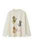 DIDDI MODA Mermaid Cat Fantasy Tee Lace Tiered Skirt Set