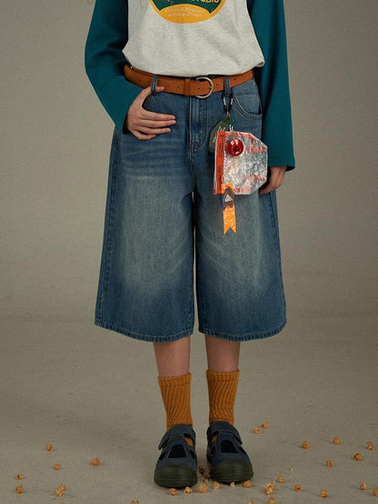 lulugray American Vintage Distressed High Waist Wide Leg Women&