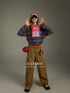 lulugray_Retro_Blue_Red_Contrast_Striped_Patchwork_Women&