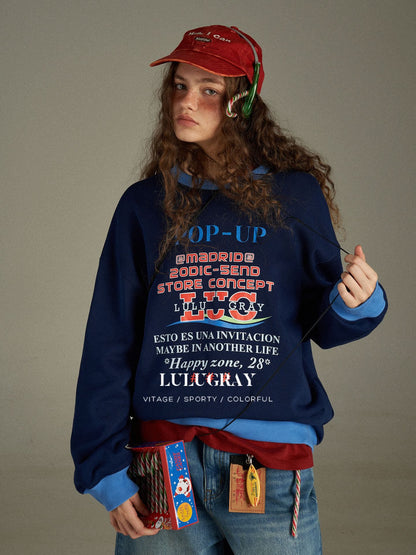 lulugray_Retro_Original_Letter_Print_Colorblock_Women&