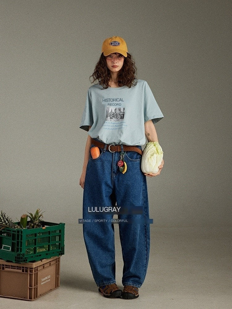 lulugray_Retro_Printed_Graphic_Crew_Neck_Loose_Fit_Women&