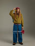 lulugray_Vintage_Half_Zip_Stand_Collar_Contrast_Letter_Print_Women&