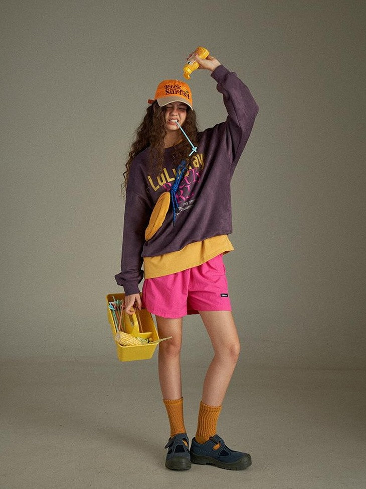 lulugray Vintage Loose Fit Letter Print Women&