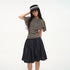 lvetong_Black_Striped_Buttoned_Shawl_V-neck_Slim_Fit_Women&