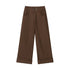 lvetong_Brown_Button_Detail_High_Waist_Wide_Leg_Women&