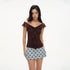 lvetong_French_V-neck_Ruffle_Flutter_Sleeve_Slim_Women&