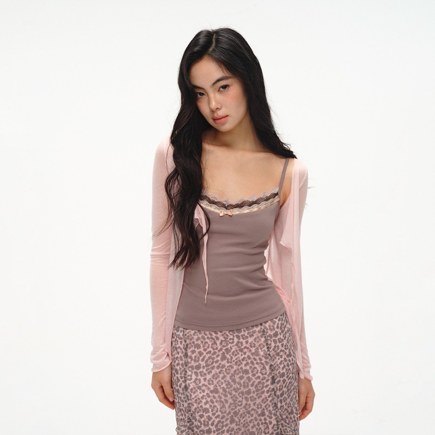 lvetong_Lilac_Pink_Layered_Lace_Trim_Two_Piece_Women&