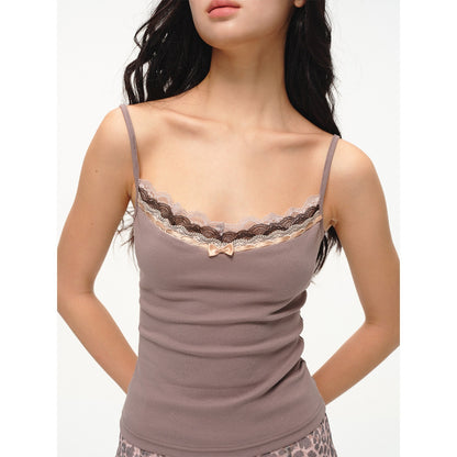 lvetong_Lilac_Pink_Layered_Lace_Trim_Two_Piece_Women&