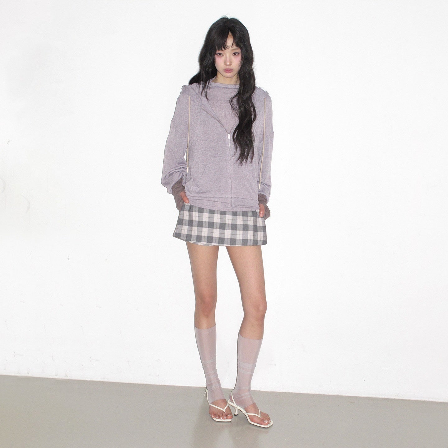 lvetong_Purple_Knit_Backless_Slim_Fit_Crew_Neck_Women&